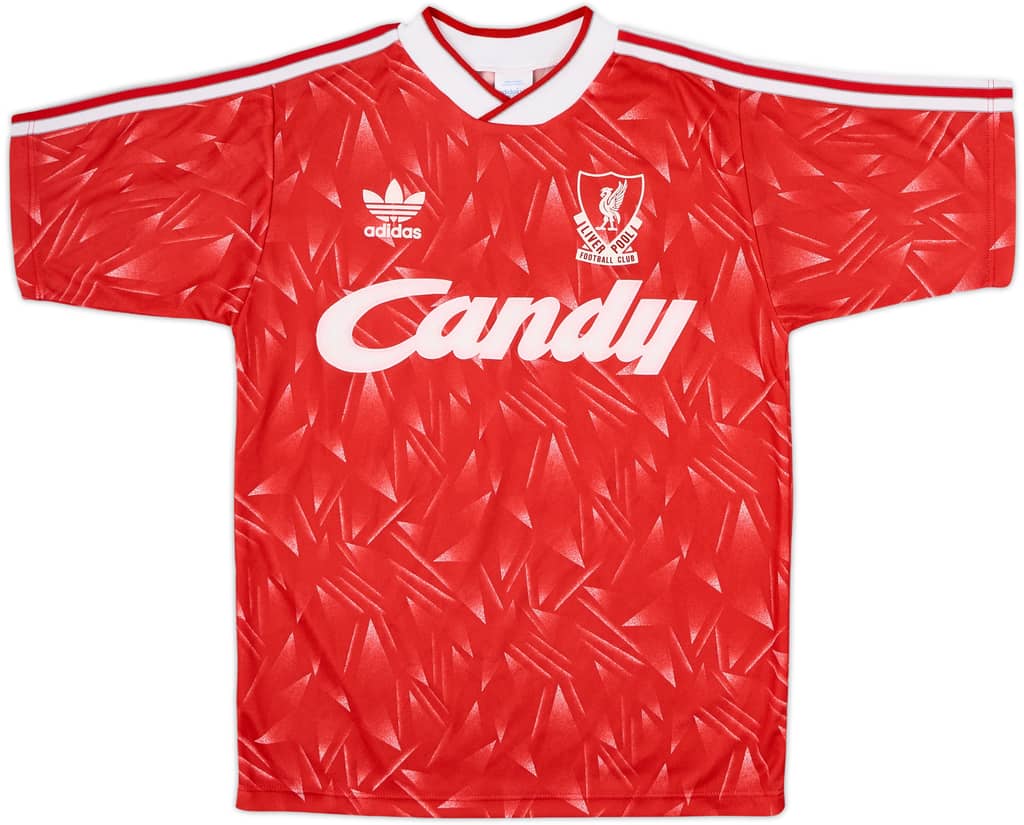 1989-91 Liverpool Home Shirt - 10/10 - (L)