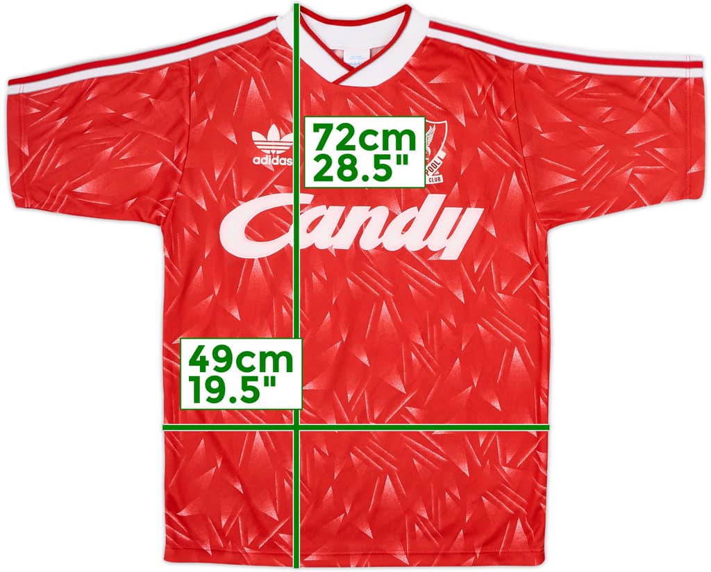 1989-91 Liverpool Home Shirt - 10/10 - (L)