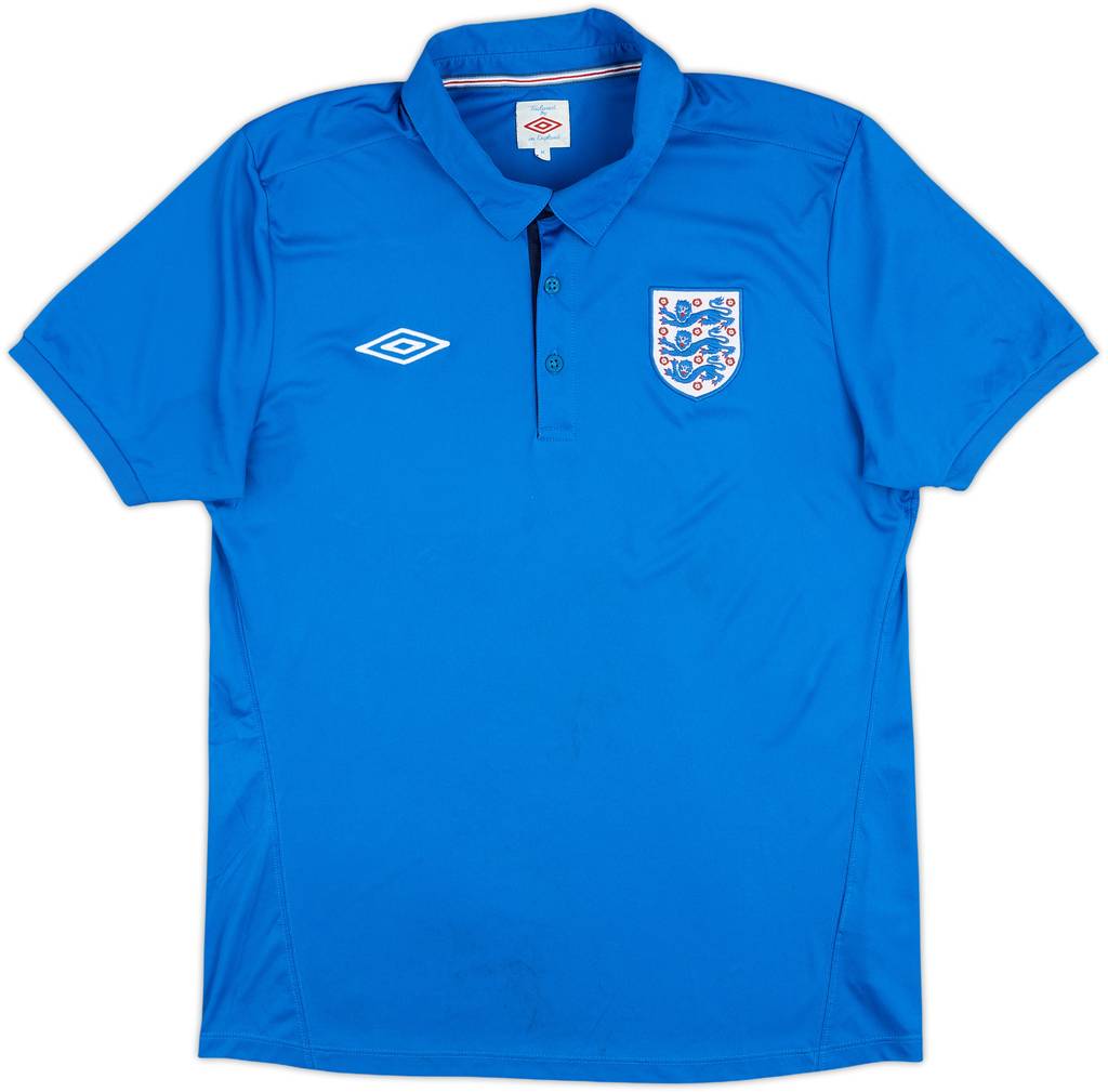 2009-10 England Umbro Polo Shirt - 8/10 - (M)