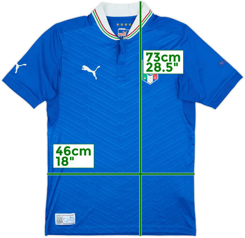 2012-13 Italy Home Shirt - 6/10 - (S)