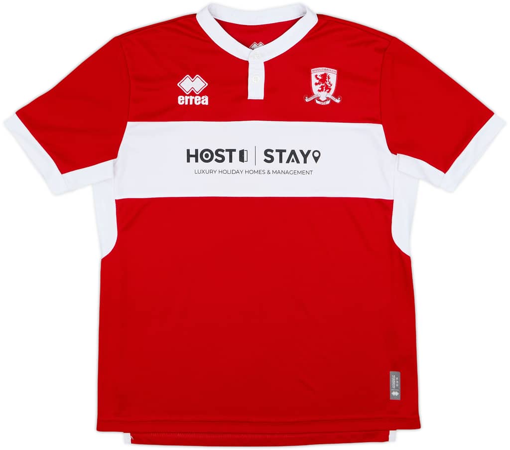 2022-23 Middlesbrough Home Shirt - 6/10 - (XS)