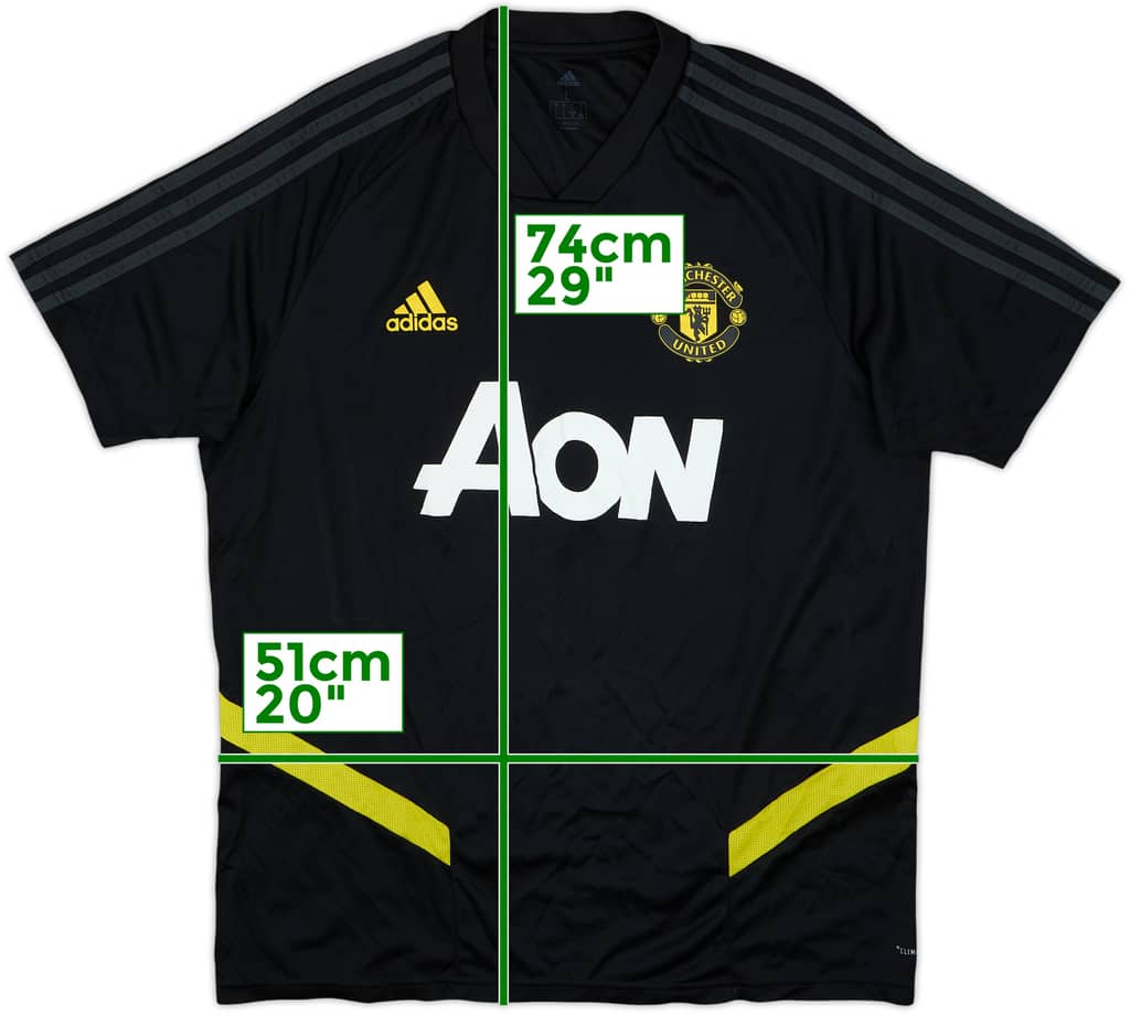 2019-20 Manchester United adidas Training Shirt - 8/10 - (L)