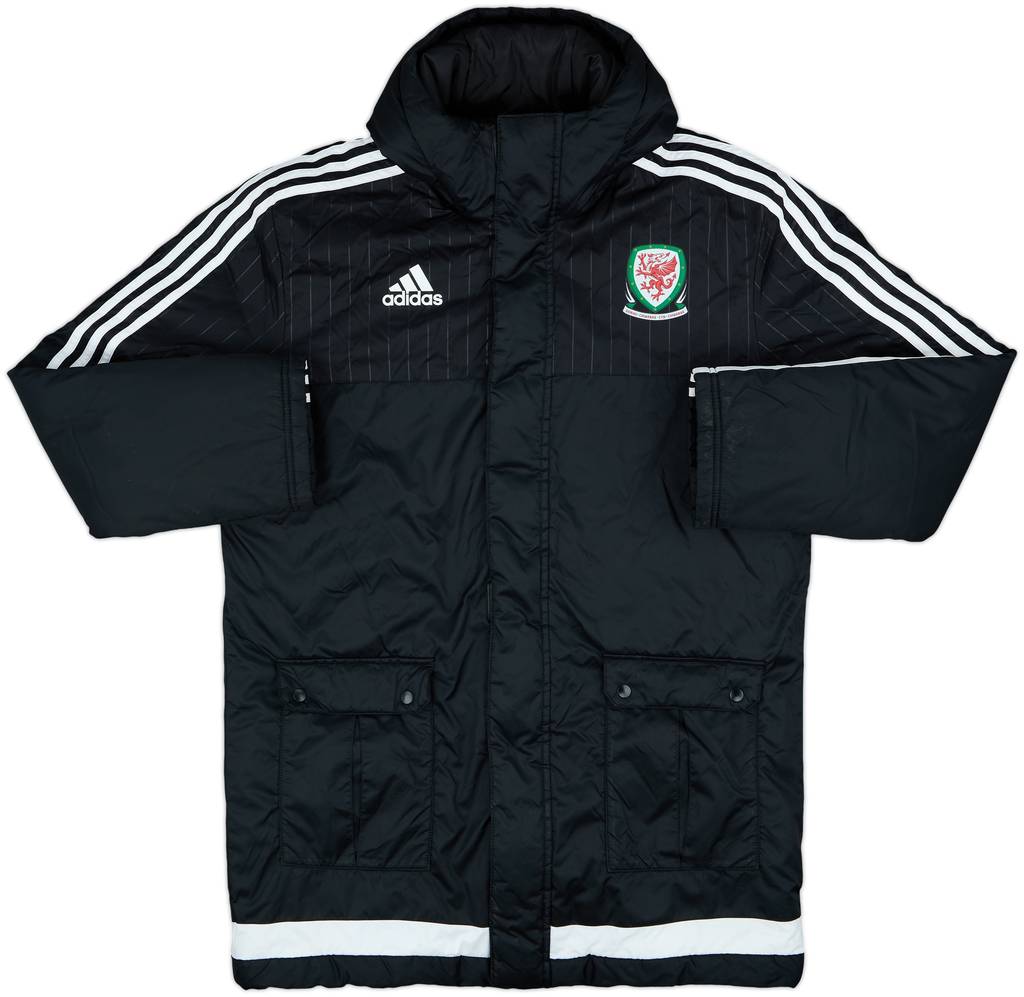 2016-18 Wales adidas Padded Bench Coat - 8/10 - (M)