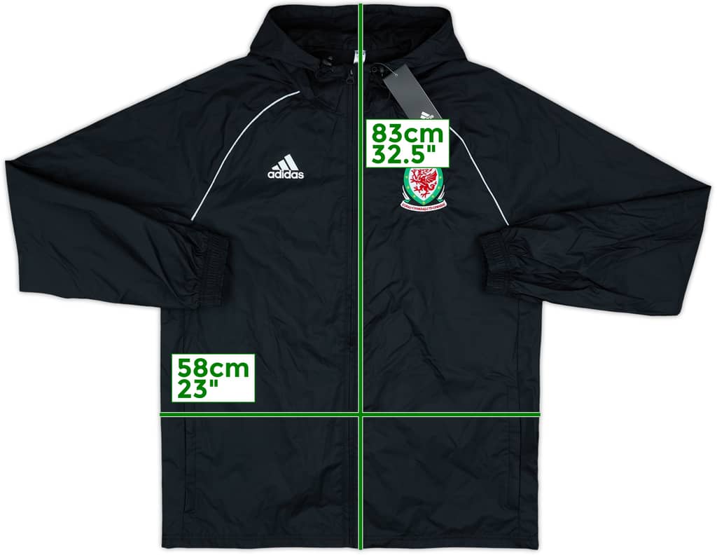 2019-20 Wales adidas Hooded Rain Jacket (M)