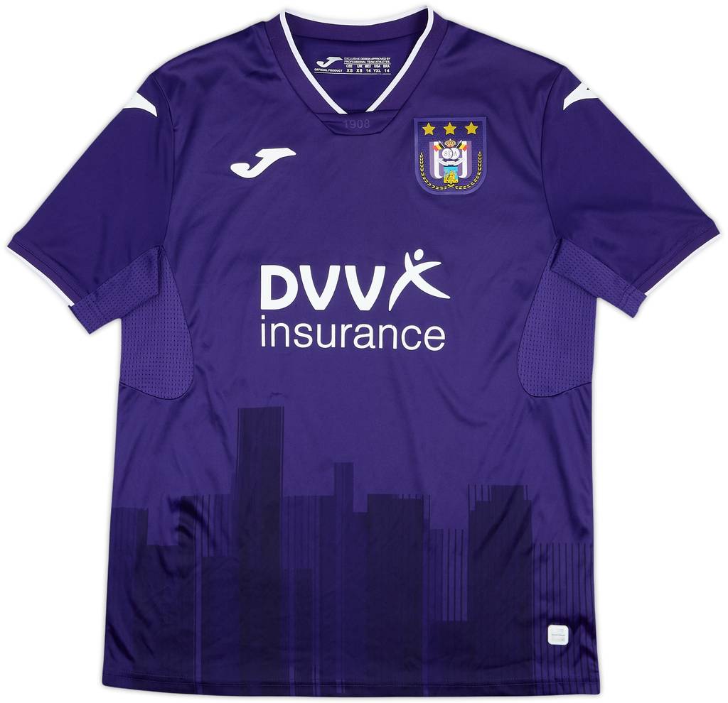 2020-21 Anderlecht Home Shirt - 8/10 - (XS)