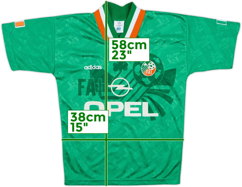 1994 Ireland Home Shirt - 8/10 - (S.Boys)