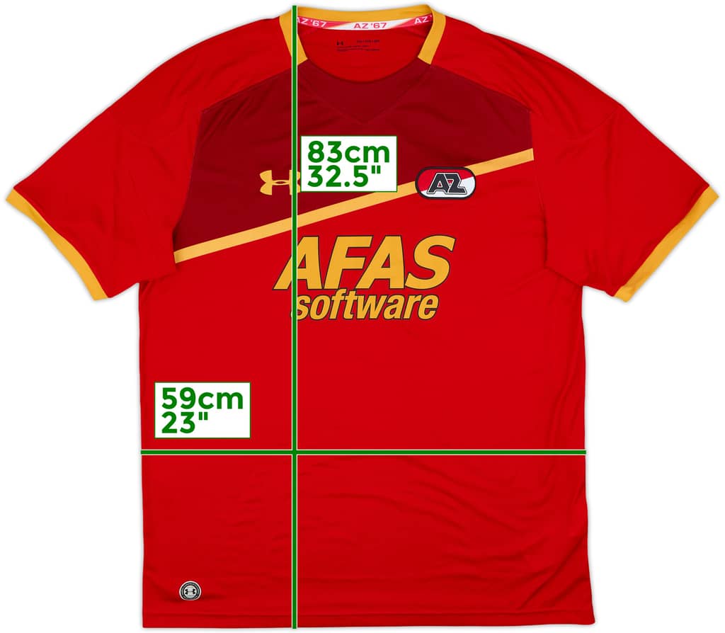 2017-18 AZ Alkmaar Home Shirt - 8/10 - (XXL)