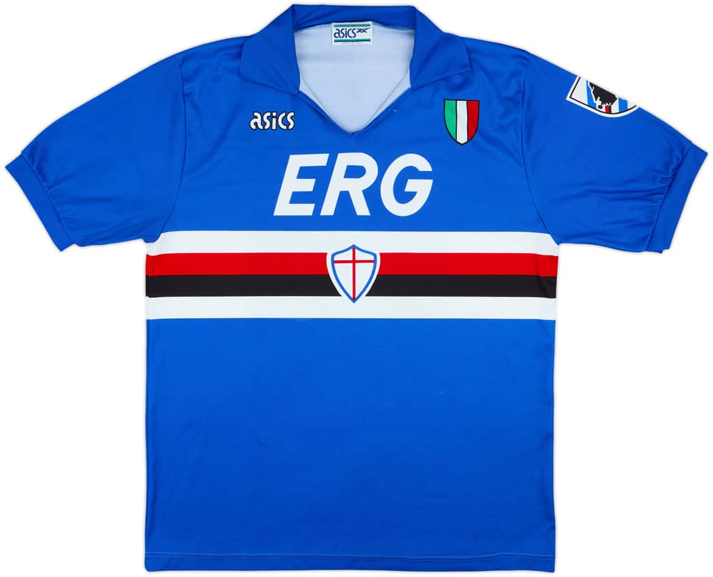 1990-92 Sampdoria Home Shirt - 8/10 - (XL)