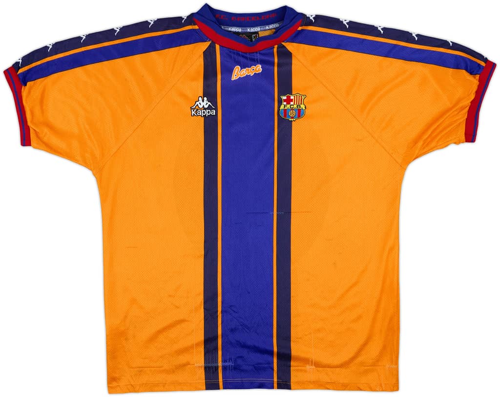 1997-98 Barcelona Away Shirt - 4/10 - (XL)