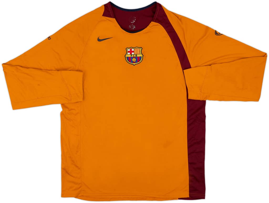 2004-05 Barcelona Nike Training L/S Shirt - 6/10 - (L)