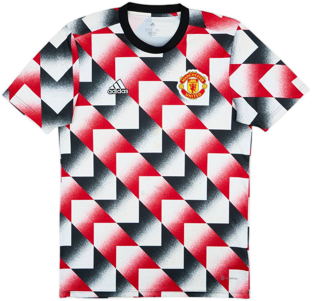 2022-23 Manchester United adidas Training Shirt - 6/10 - (M)