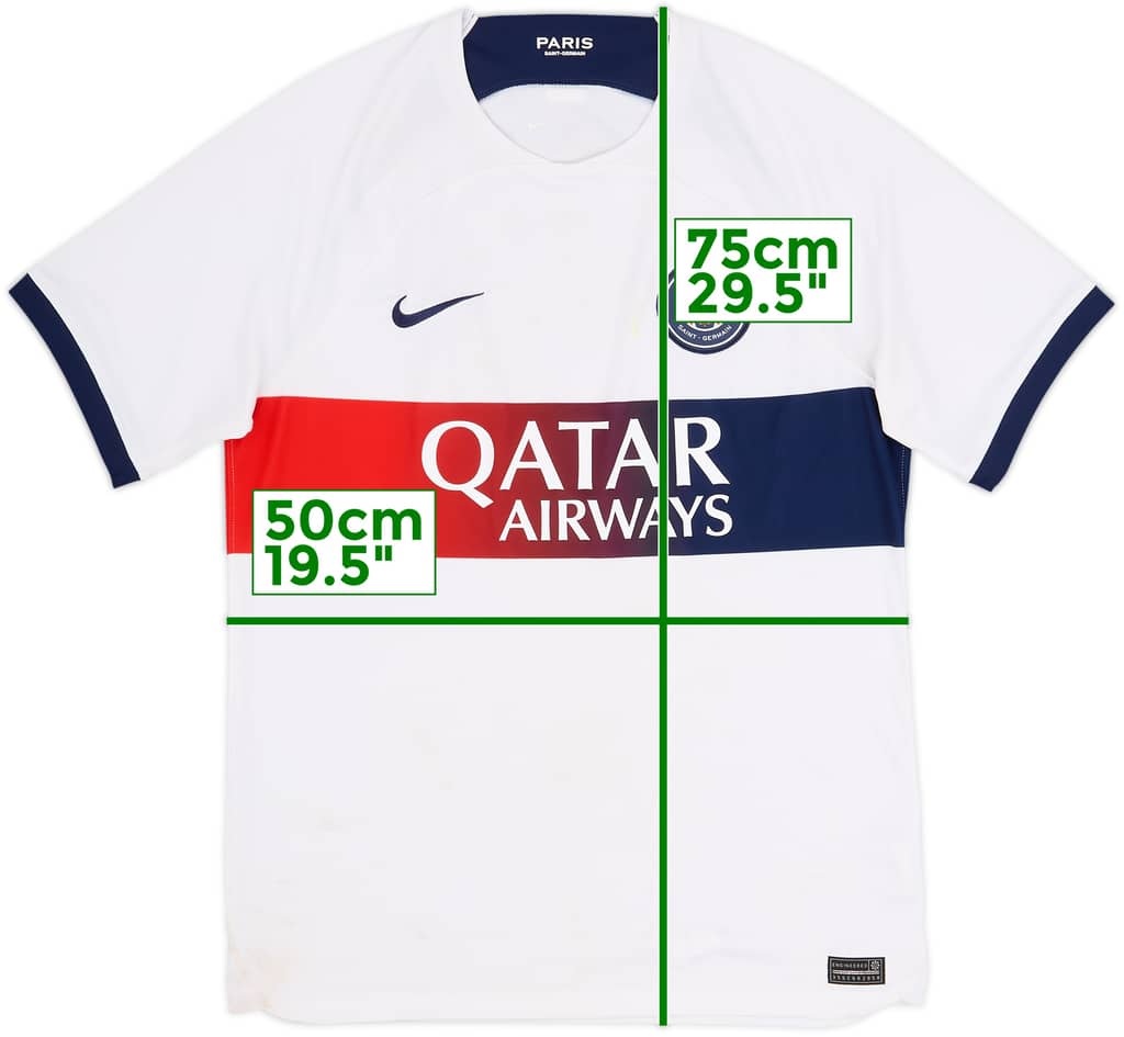 2023-24 Paris Saint-Germain Away Shirt - 4/10 - (M)