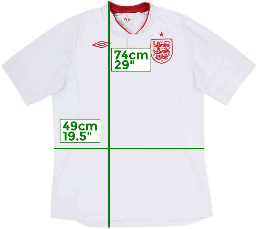 2012-13 England Home Shirt - 5/10 - (L)