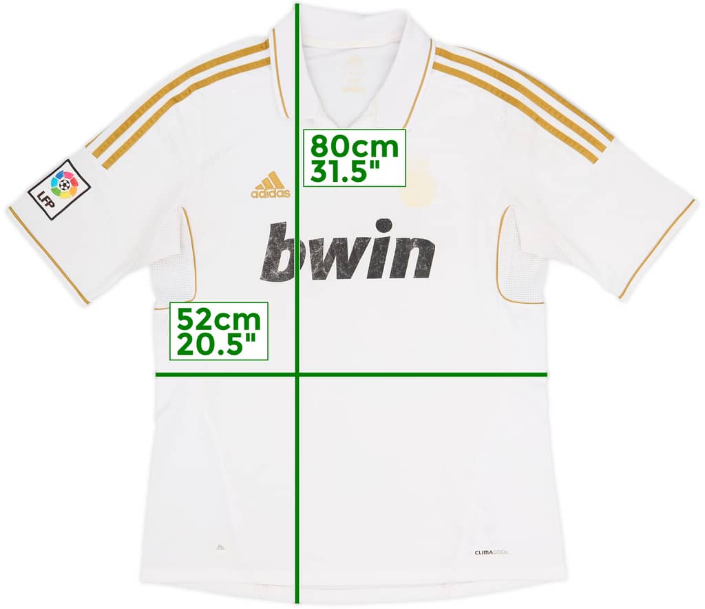 2011-12 Real Madrid Home Shirt - 3/10 - (L)