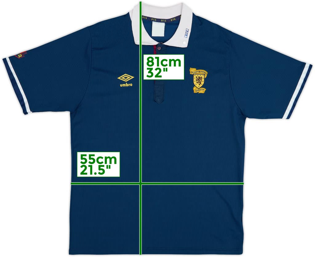 1988-91 Scotland Home Shirt - 6/10 - (XL)