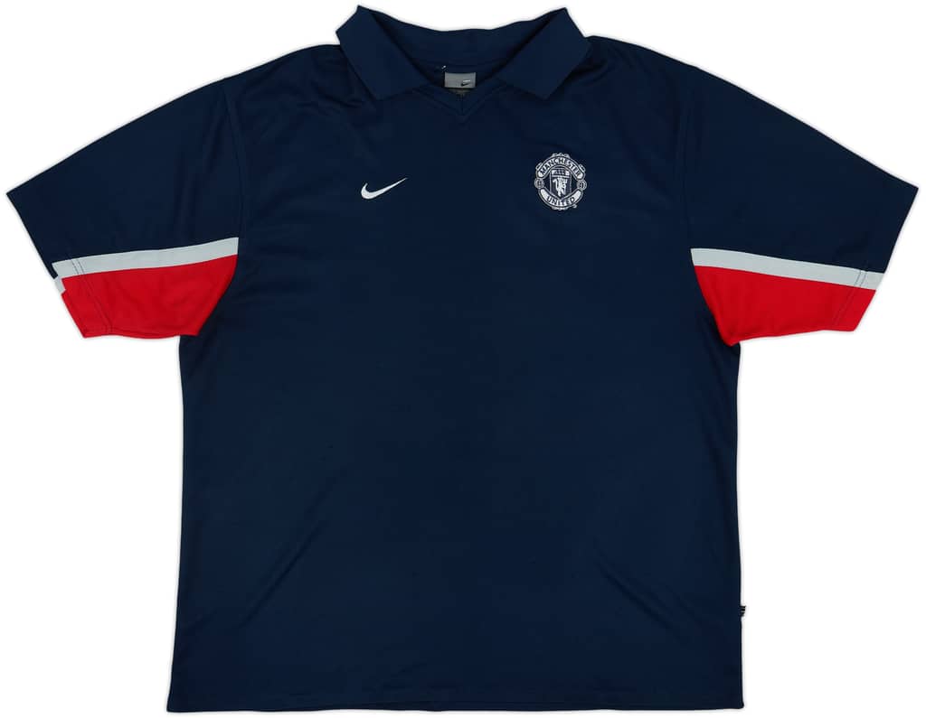 2002-03 Manchester United Nike Polo Shirt - 8/10 - (XL)