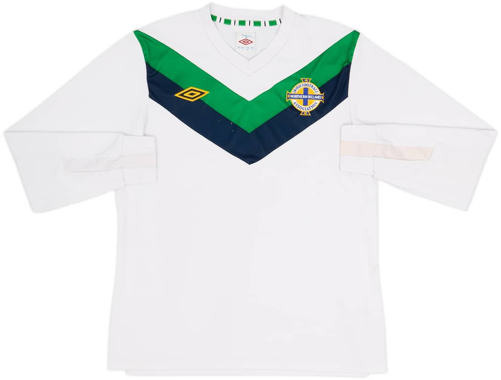 2010-12 Northern Ireland Away L/S Shirt - 5/10 - (S)