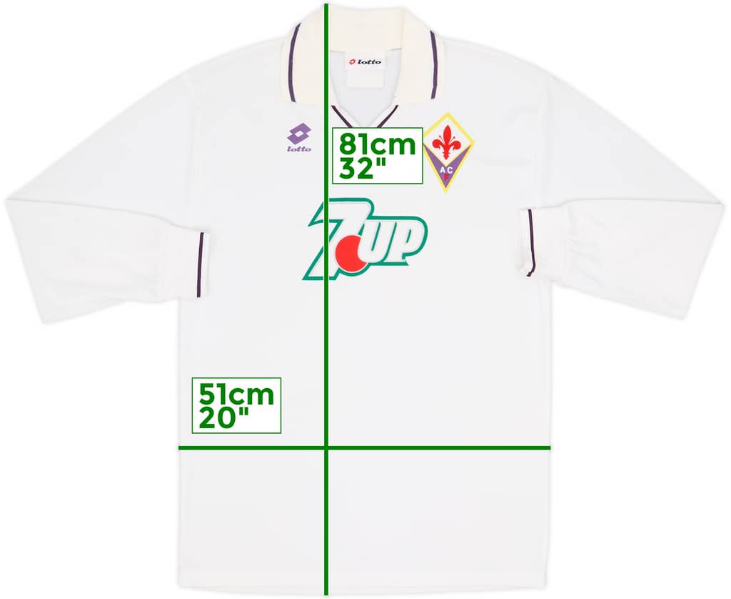 1992-93 Fiorentina Third L/S Shirt - 6/10 - (M)