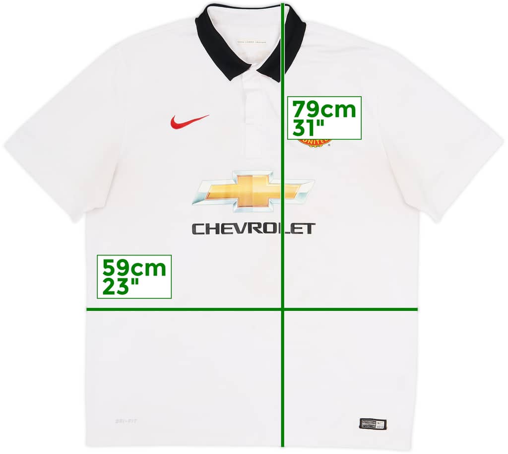 2014-15 Manchester United Away Shirt - 5/10 - (XL)