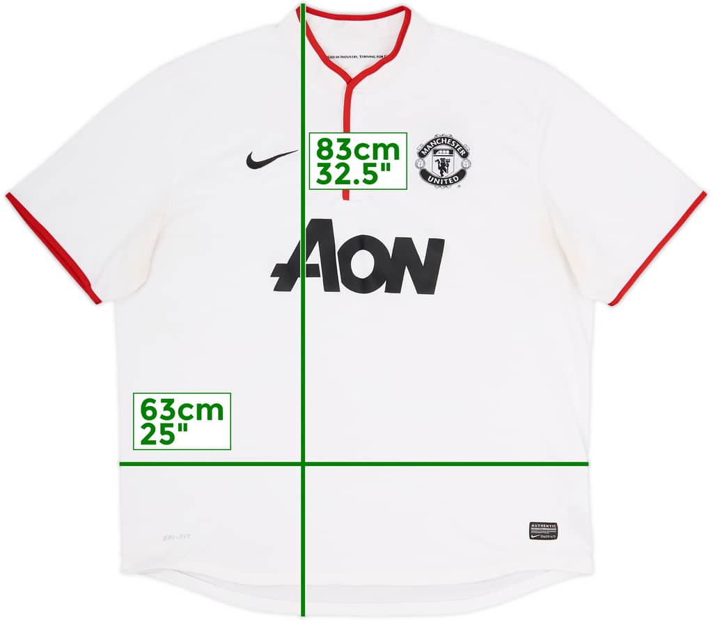 2012-14 Manchester United Away Shirt - 4/10 - (XXL)