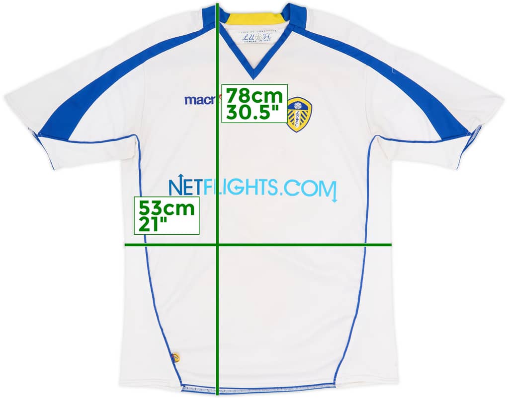 2008-09 Leeds United Home Shirt - 4/10 - (L)