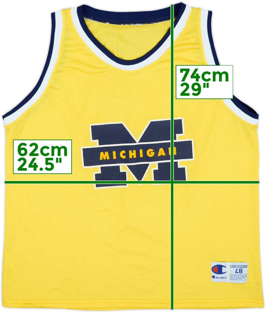 1990s Michigan Wolverines Champion Alternate Jersey - 9/10 - (XL)