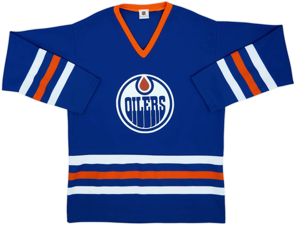 1995-96 Edmonton Oilers NHL Replica Away Jersey - 9/10 - (M)