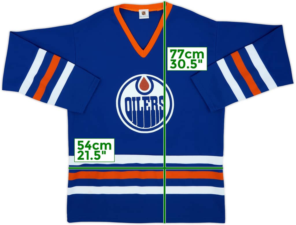 1995-96 Edmonton Oilers NHL Replica Away Jersey - 9/10 - (M)
