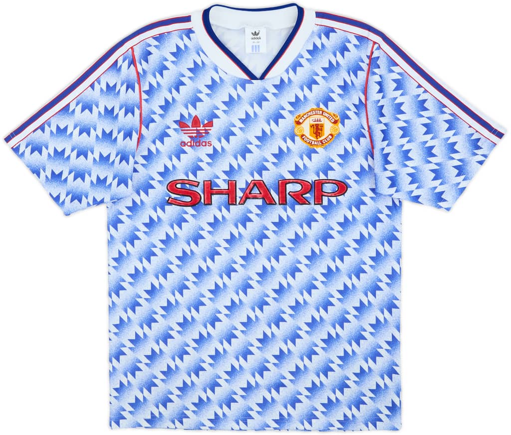1990-92 Manchester United Away Shirt - 8/10 - (S)