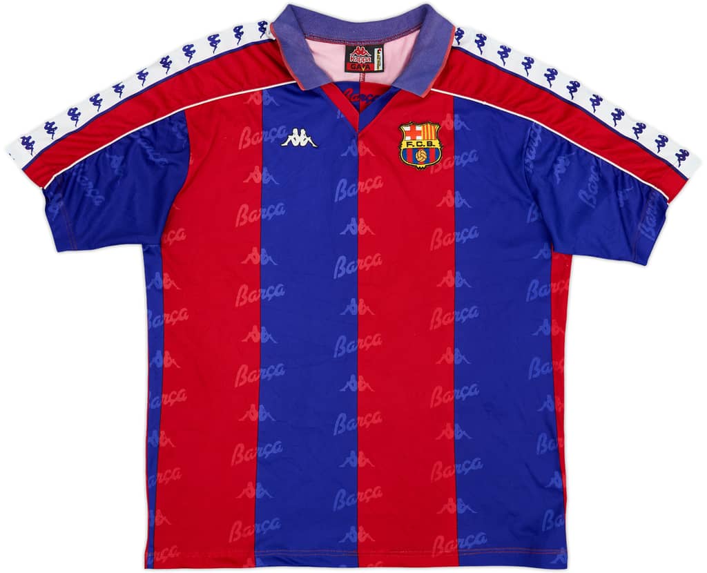 1992-95 Barcelona Home Shirt - 6/10 - (L)