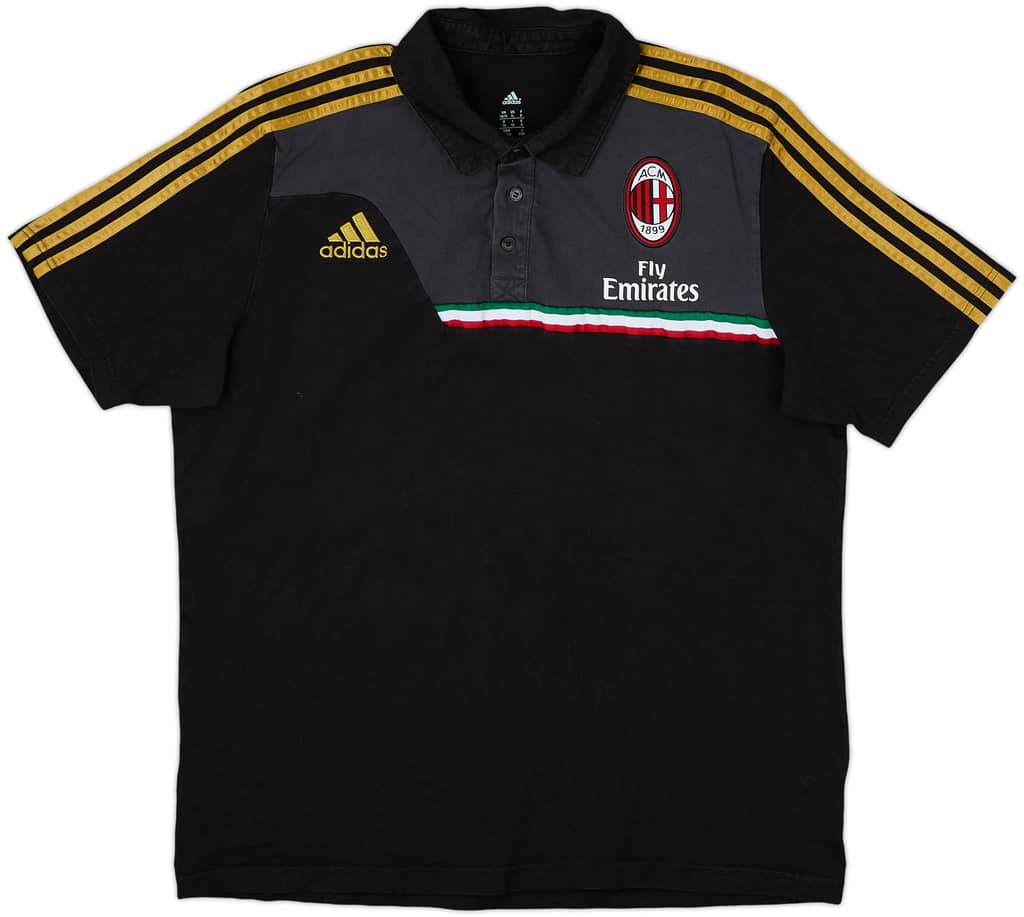 2013-14 AC Milan adidas Polo Shirt - 6/10 - (XL)