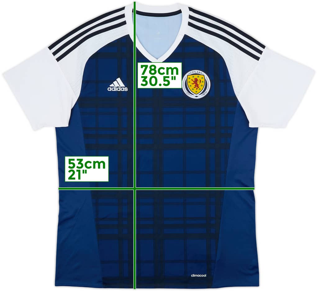2016-17 Scotland Home Shirt - 10/10 - (L)