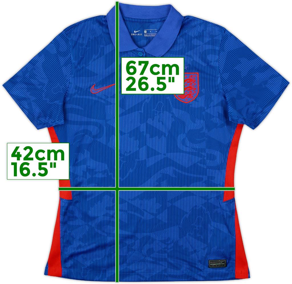 2020-21 England Away Shirt - 9/10 - (Women's M)