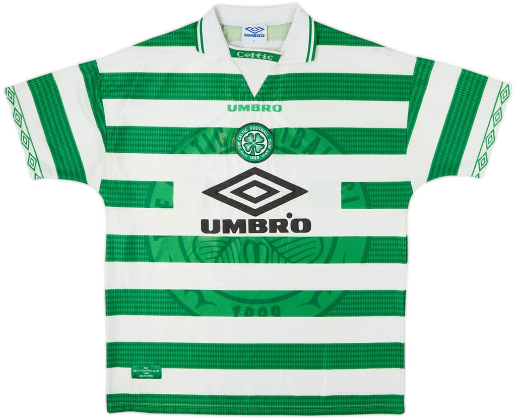 1997-99 Celtic Home Shirt - 5/10 - (XL)
