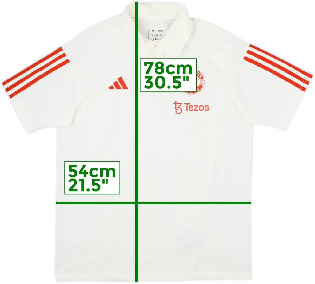 2023-24 Manchester United adidas Polo Shirt - 8/10 - (M)