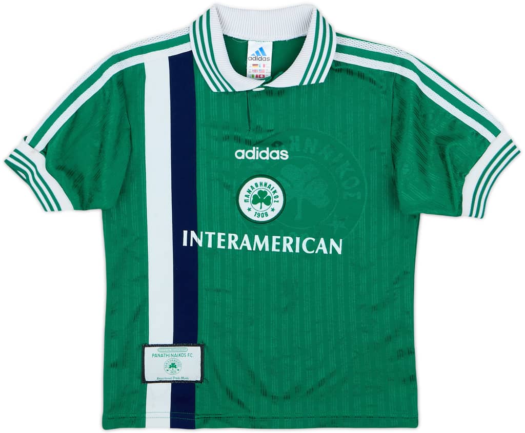 1997-98 Panathinaikos Home Shirt - 8/10 - (M.Boys)