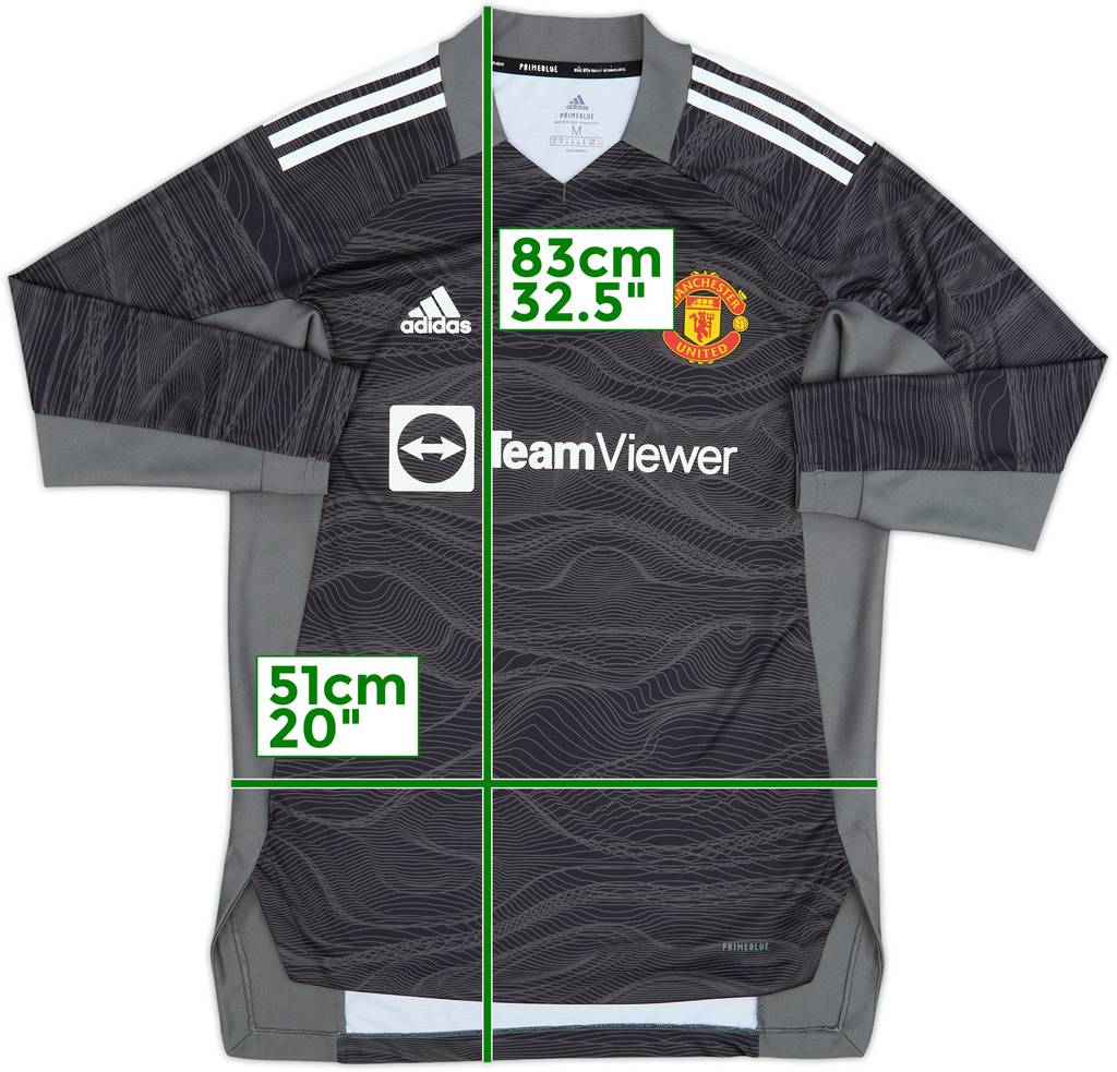 2021-22 Manchester United GK Shirt - 9/10 - (M)