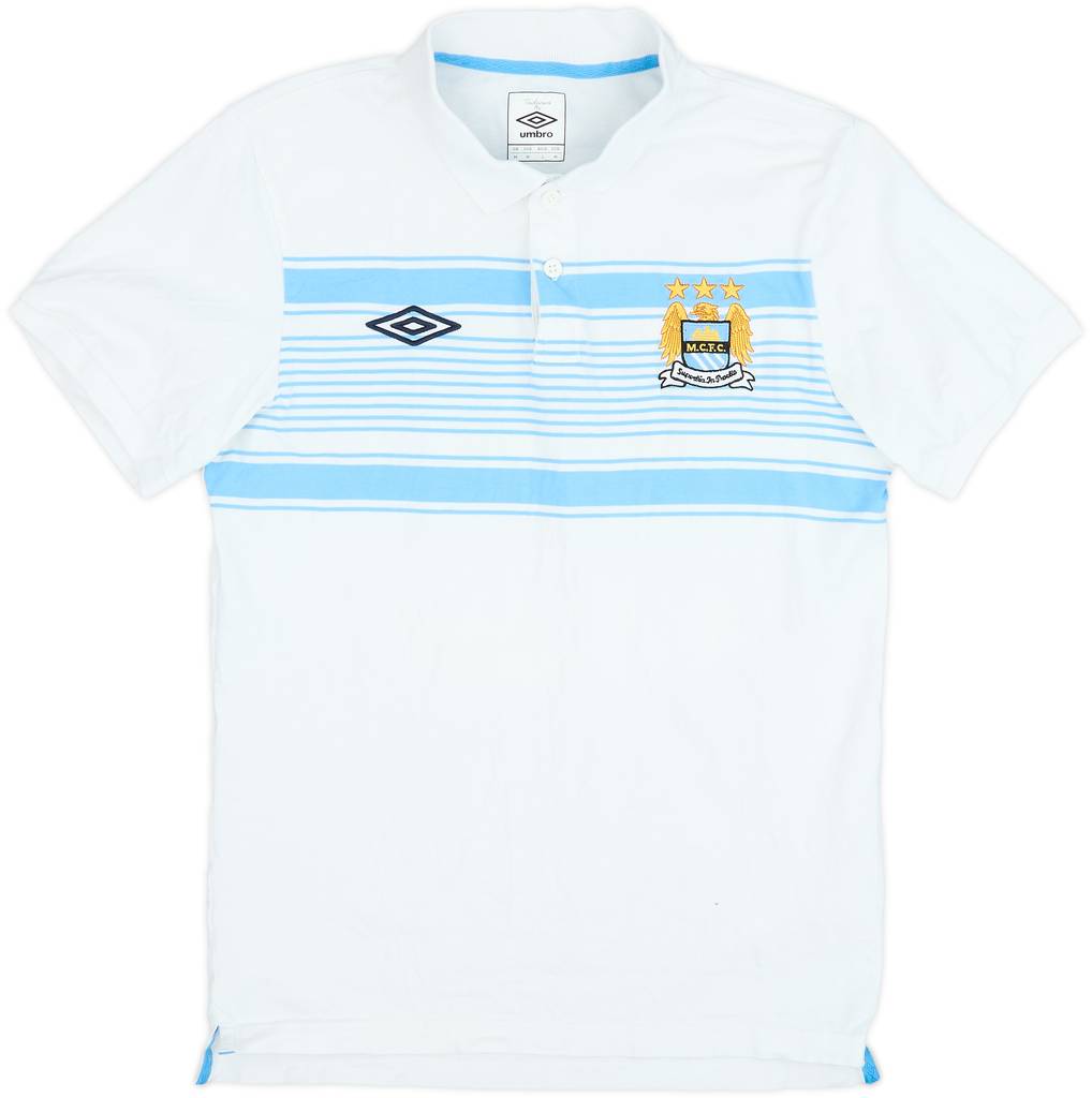 2010-11 Manchester City Umbro Polo Shirt - 8/10 - (M)