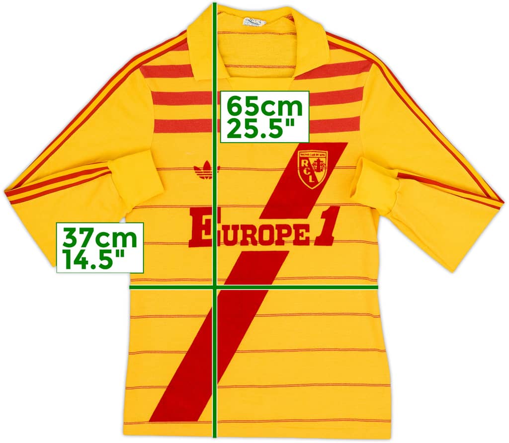 1976-77 Lens Home L/S Shirt - 9/10 - (Y)