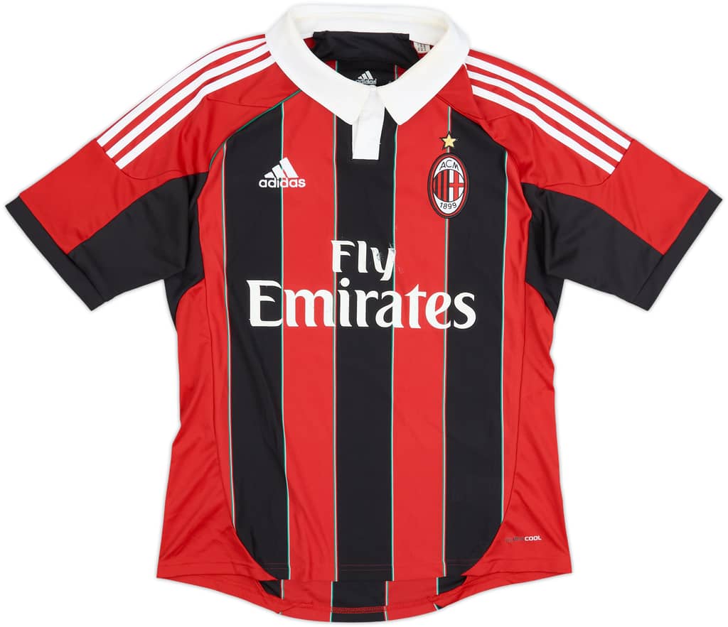 2012-13 AC Milan Home Shirt - 5/10 - (M)
