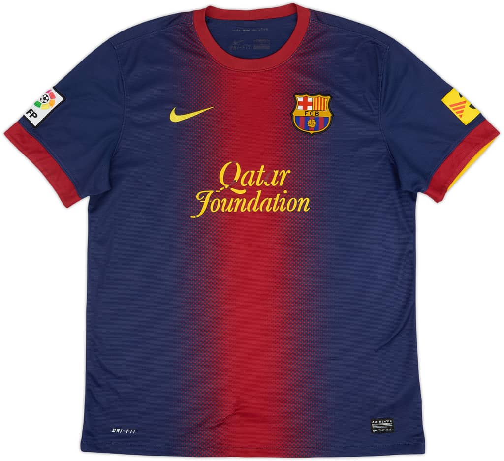 2012-13 Barcelona Home Shirt - 4/10 - (L)