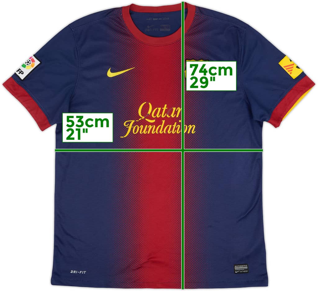 2012-13 Barcelona Home Shirt - 4/10 - (L)