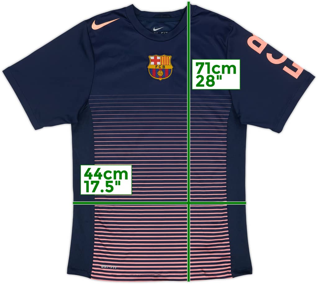 2010-11 Barcelona Nike Training Shirt - 8/10 - (S)