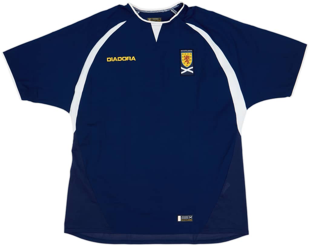 2003-05 Scotland Home Shirt - 8/10 - (L)