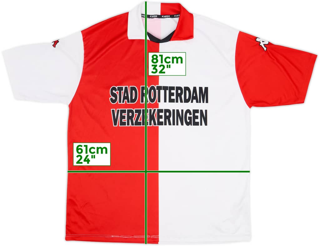 2001-02 Feyenoord Home Shirt - 6/10 - (XXL)
