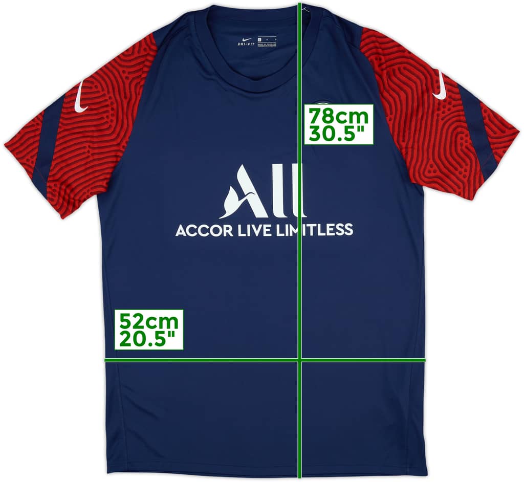 2020-21 Paris Saint-Germain Nike Training Shirt - 9/10 - (L)