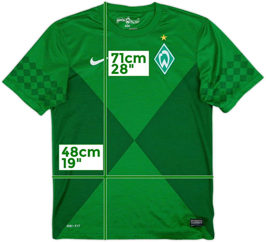 2012-13 Werder Bremen Home Shirt - 7/10 - (S)