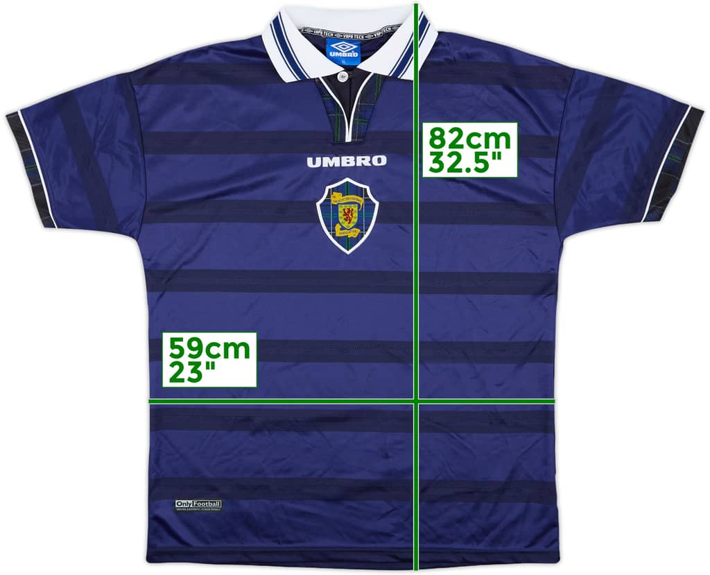 1998-00 Scotland Home Shirt - 9/10 - (XL)