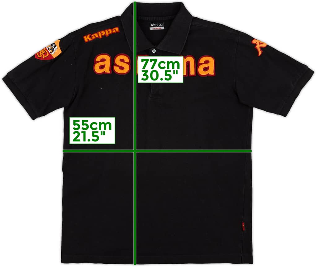 2009-10 Roma Kappa Polo Shirt - 9/10 - (XL)