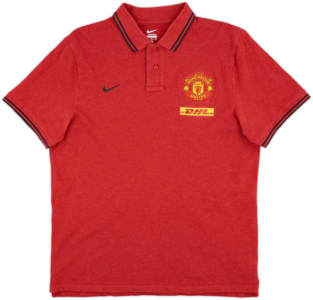2012-13 Manchester United Nike Polo Shirt - 9/10 - (XL)